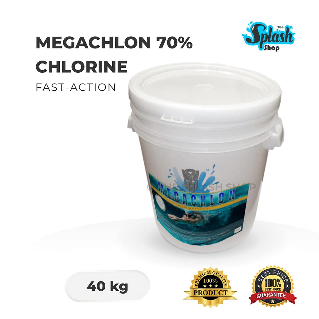 MEGACHLON Chlorine 70% Granular - Chlorine Swimming Pool - 40KG