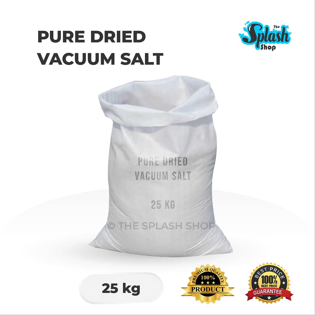 Swimming Pool Pure Dried Vacuum Salt - 25KG