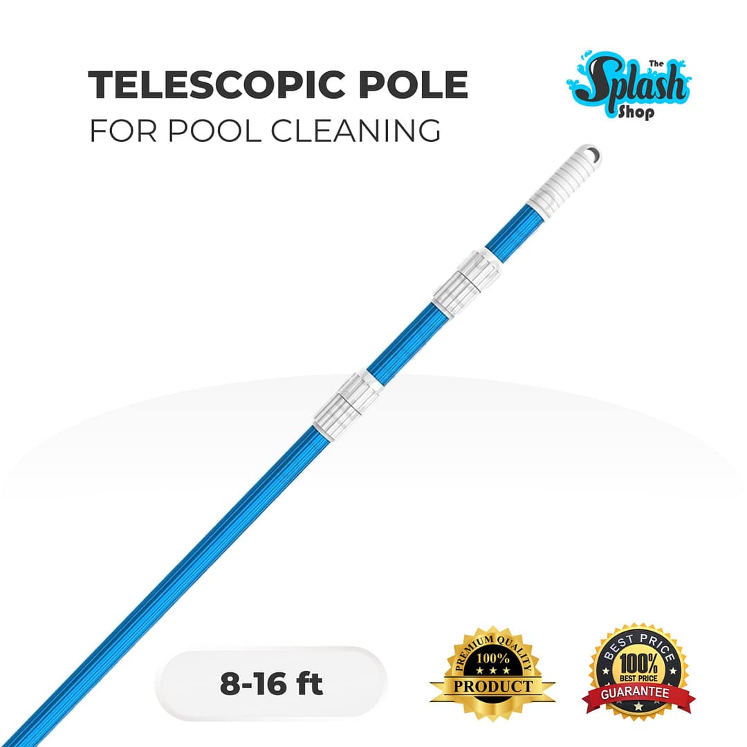 Swimming Pool Telescopic Pole - 8 - 16 ft