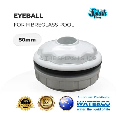 WATERCO Eyeball Wall Inlet for Fibreglass Pool - 50mm