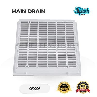 Swimming Pool Main Drain - 9'x9'