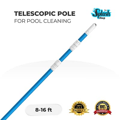 Swimming Pool Telescopic Pole - 8 - 16 ft