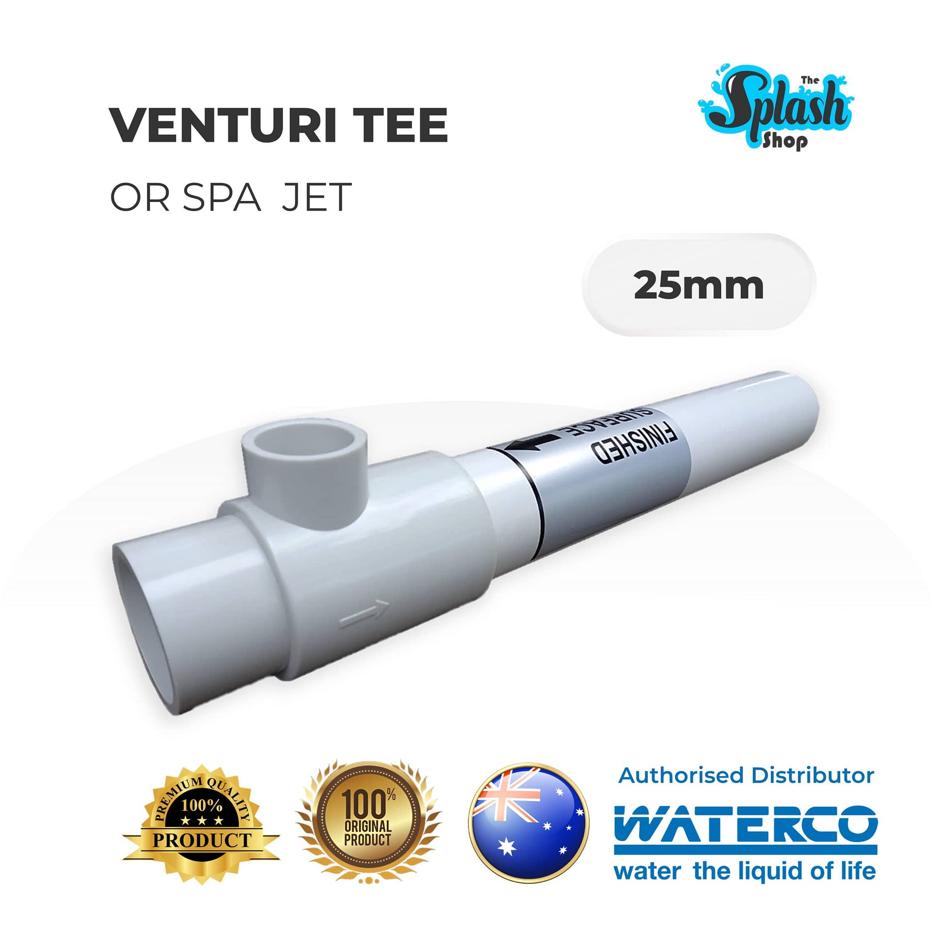 WATERCO Venturi Tee / Spa Jet - The Splash Shop